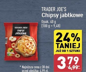 Chipsy jabłkowe Trader joe's promocja