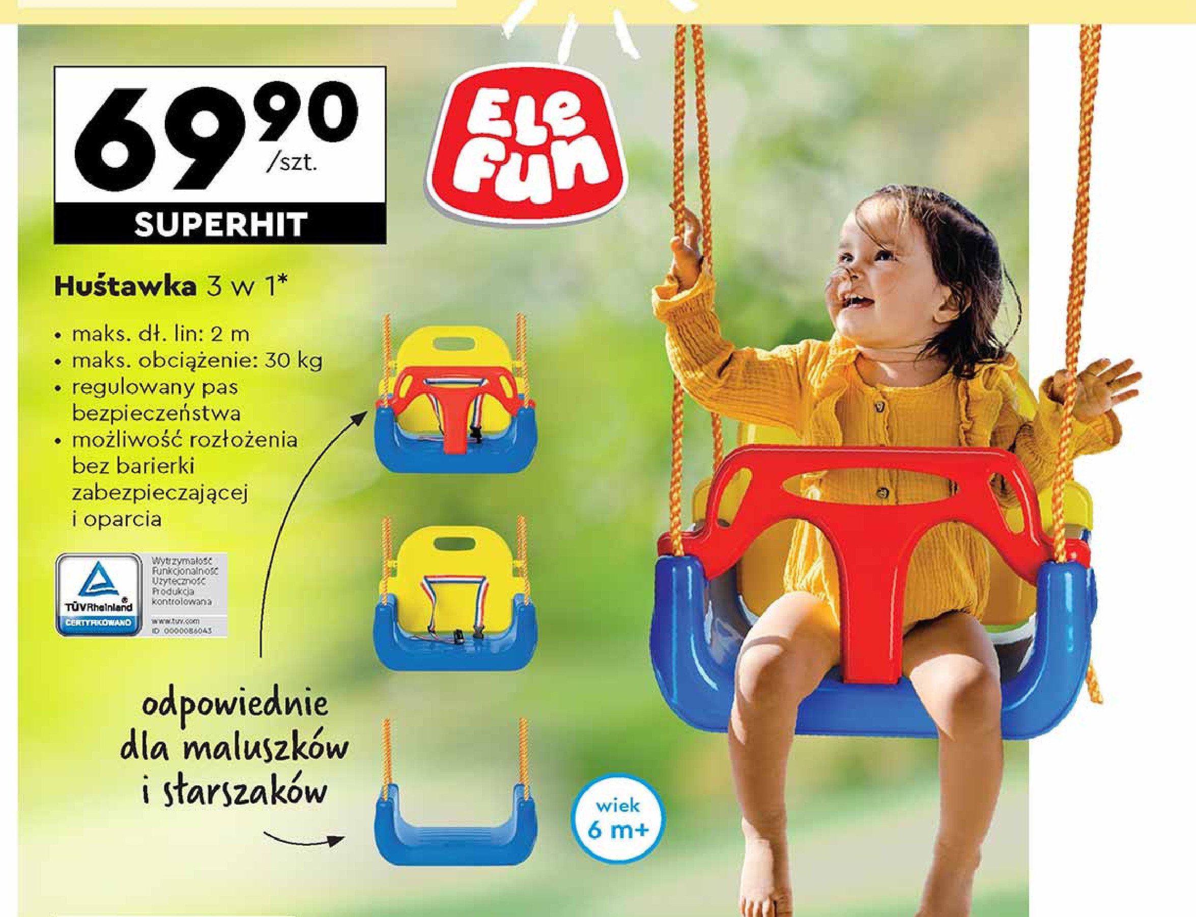 Hu艣tawka dla dzieci 3-12 lat Elefun promocja