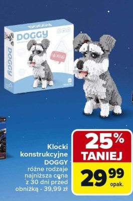 Klocki konstrukcyjne DOGGY różne rodzaje promocja w Carrefour Market