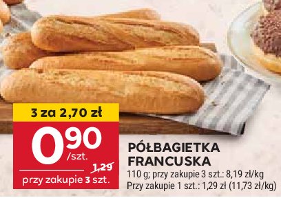Półbagietka francuska promocja w Stokrotka