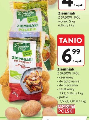 Ziemniak Z SADÓW I PÓL worek promocja w Intermarche