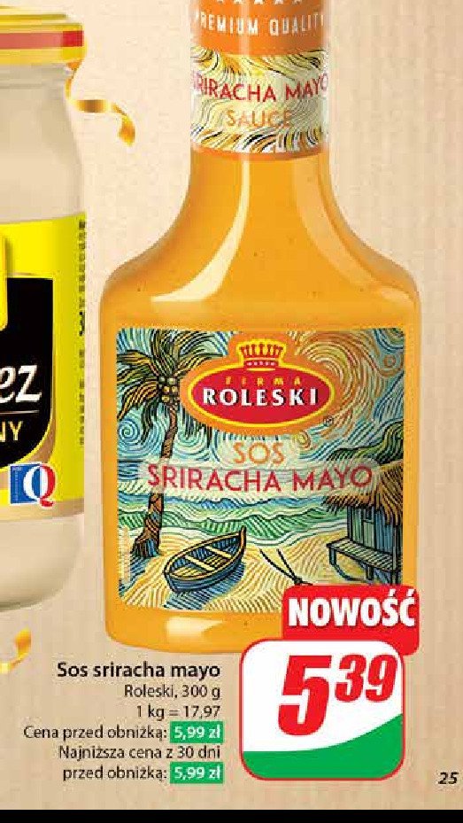 Sos sriracha mayo Roleski promocja