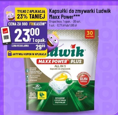 Kapsułki do zmywarki Ludwik Maxx Power promocja w POLOmarket