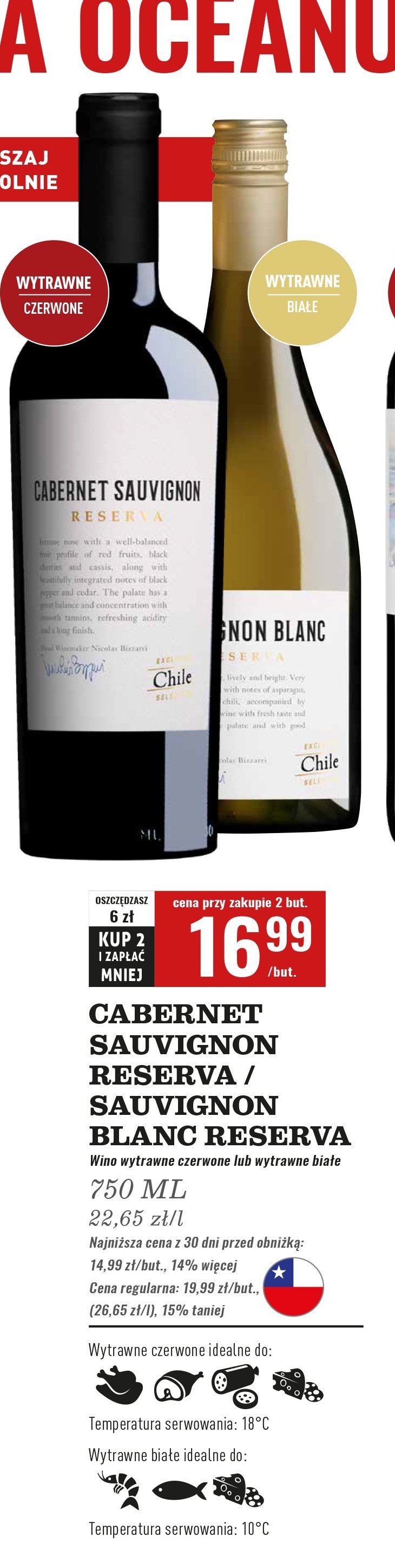 Wino MAIPO CABERNET SAUVIGNON RESERVA promocja