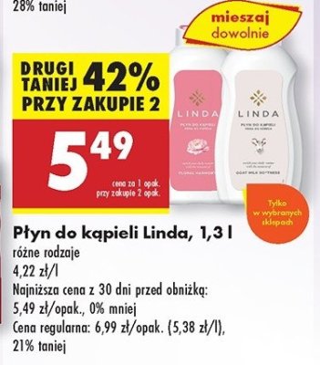 Płyn do kąpieli floral harmony Linda promocja