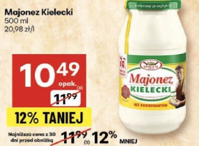 Majonez Kielecki promocja w Delikatesy Centrum