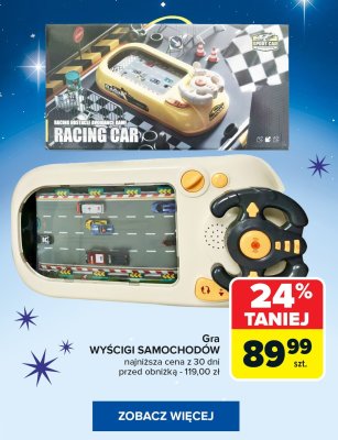 Gra WYŚCIGI SAMOCHODÓW  promocja w Carrefour