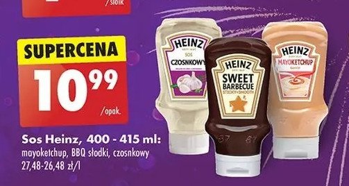 Sos barbecue sweet Heinz promocja