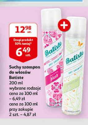 Szampon do włosów suchy natural & light bare Batiste dry shampoo promocja