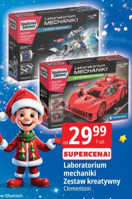 Laboratorium mechaniki Zestaw kreatywny Clementoni promocja w Leclerc