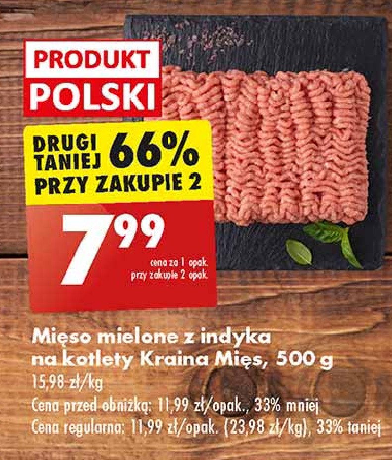 Mięso na kotlety z indyka Kraina mięsa promocja