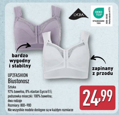 Biustonosz UP2FASHION promocja w Aldi