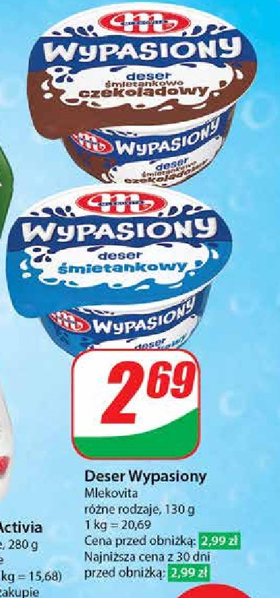 Deser śmietankowo-czekoladowy Mlekovita wypasiony promocja