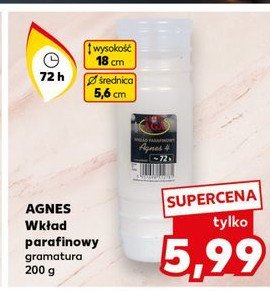 Wkład parafinowy 72 h Agnes promocja