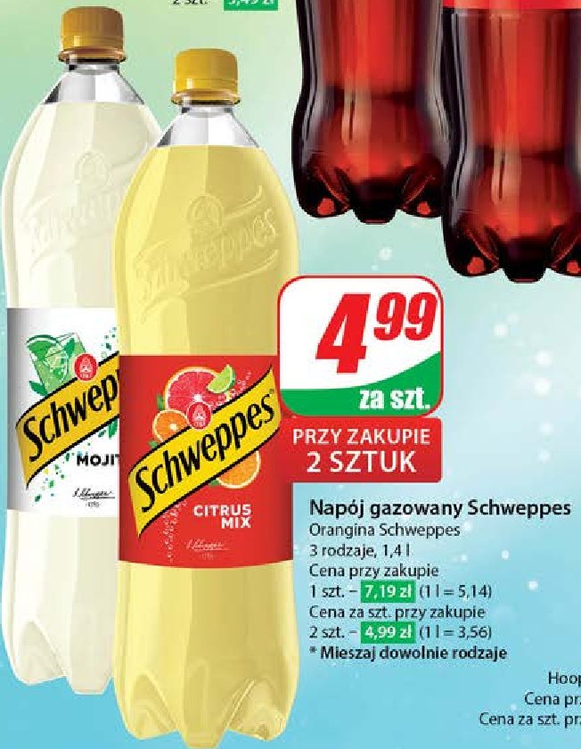 Napój mojito Schweppes promocja