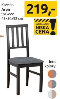 Krzesło Aren promocja w Black Red White