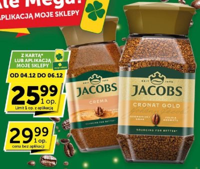 Kawa rozpuszczalna Jacobs Cronat Gold promocja w Euro Sklep