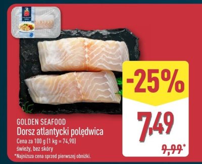 Dorsz atlantycki polędwica promocja w Aldi