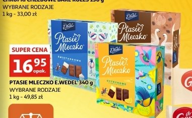 Czekoladki cytrynowe E. wedel ptasie mleczko promocja