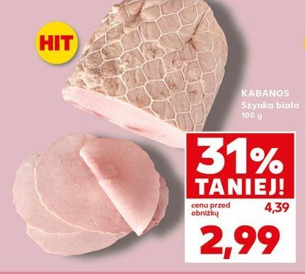 Szynka bia艂a Kabanos promocja