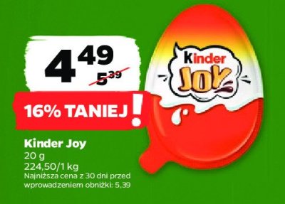 Jajko z niespodziank膮 Kinder promocja