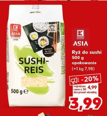 Ryż do sushi promocja w Kaufland