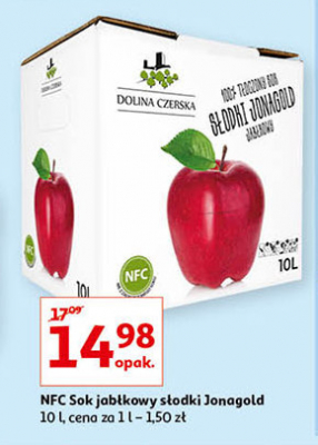 Sok jab艂kowy s艂odki nfc Dolina czerska promocja