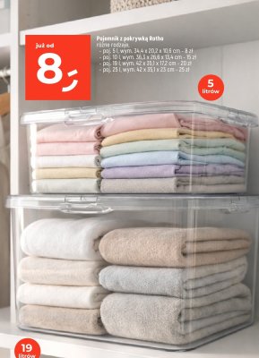 Pojemnik z pokrywką Rotho 5 l, wym. 34,4 x 20,2 x 10,6 cm promocja w Dealz