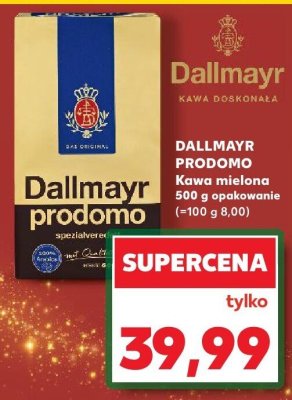 Kawa mielona Dallmayr Prodomo promocja w Kaufland