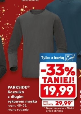 Koszulka z długim rękawem męska  promocja w Kaufland