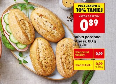 Bułka poranna fitness promocja w Biedronka
