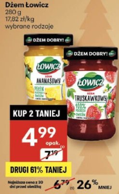 Dżem Łowicz promocja w Delikatesy Centrum