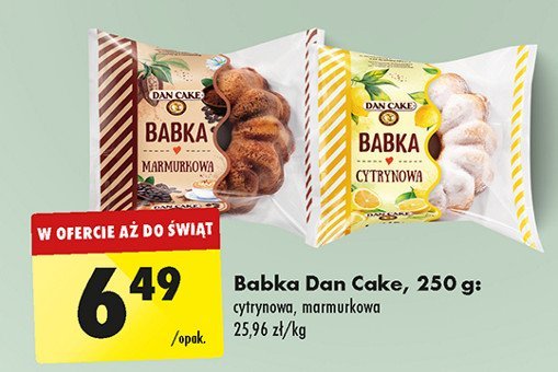 Babka cytrynowa Dan cake promocja