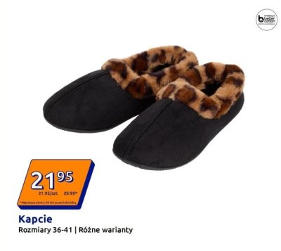 Kapcie różne warianty promocja w Action
