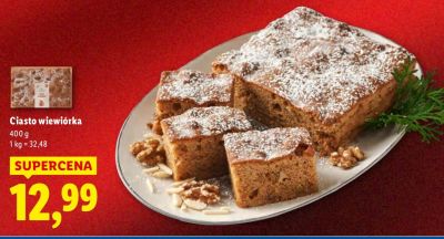 Ciasto wiewiórka promocja w Lidl