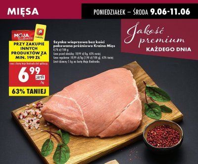 Szynka wieprzowa bez ko艣ci Kraina mi臋s promocja