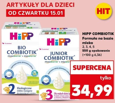 Formuła na bazie mleka 2, 3, 4, 5 promocja w Kaufland