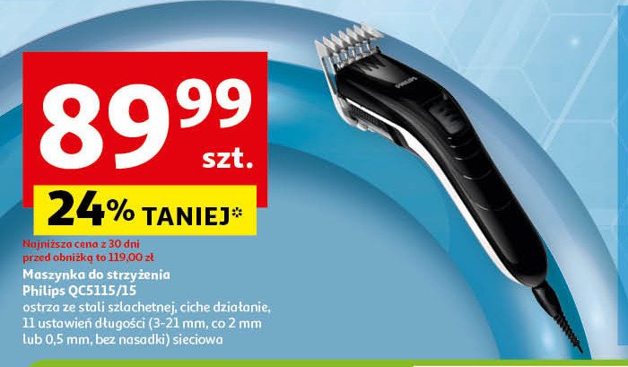 Maszynka do strzyżenia qc5115/15 Philips promocja