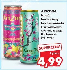 Napój strawberry lemoniade Arizona promocja