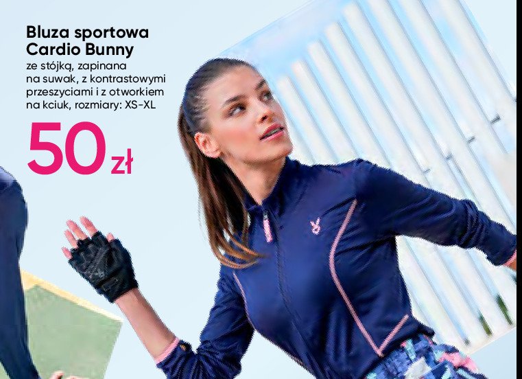 Bluza sportowa xs-xl Cardio bunny promocja