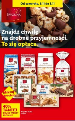 Ciastka Favorina Dwunaczki korzenne promocja w Lidl