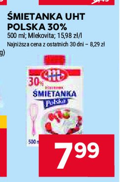 Śmietanka polska 30 % Mlekovita promocja