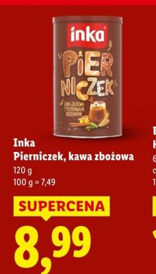 Kawa zbożowa Pierniczek promocja w Lidl
