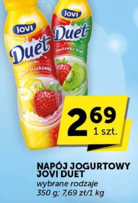 Napój jogurtowy Jovi Duet promocja w Groszek