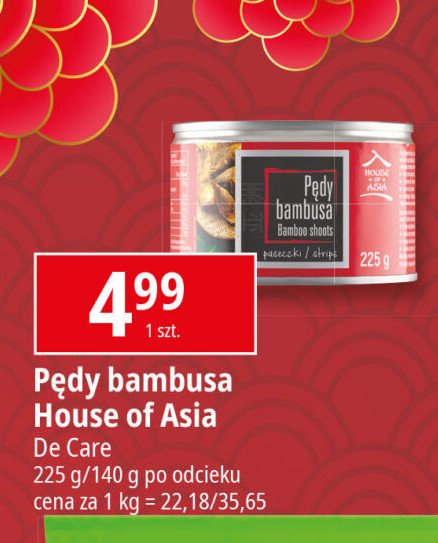 Pędy bambusa w paseczkach House of asia promocja