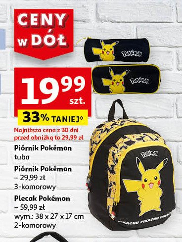 Plecak pokemon pikachu promocja