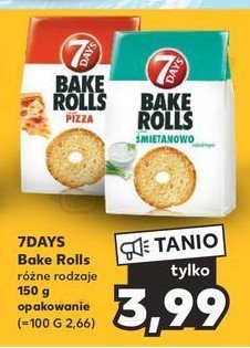 Bake rolls sour&cream 7 days bake rolls promocja