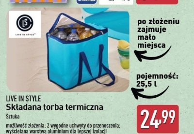 Torba termiczna składana Live in style promocja