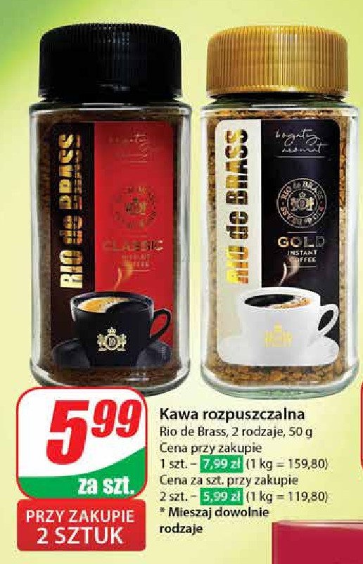 Kawa Rio de brass promocja