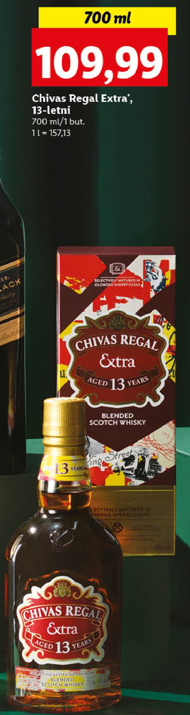 Whisky karton Chivas regal extra promocja